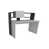 Blanc / gris anthracite est en rupture de stock