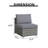 Outdoor Patio Loveseat With Cushions