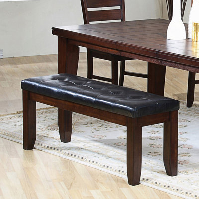 Banc de salle à manger rembourré 1pc