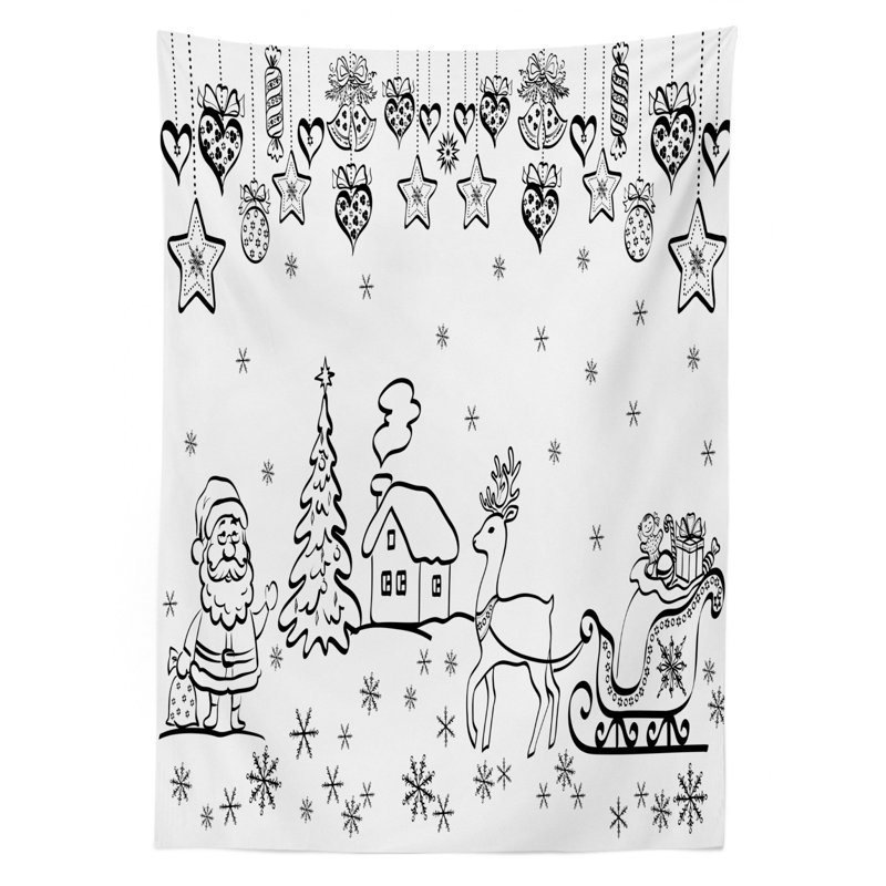 Christmas Tablecloth, 84" x 60"
