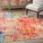 Felty Abstract Ivory/Multi Area Rug-249616321