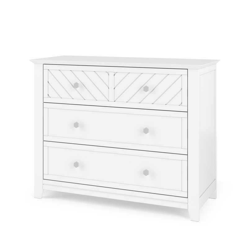 Atwood Kids 3 - Drawer Dresser, Matte White