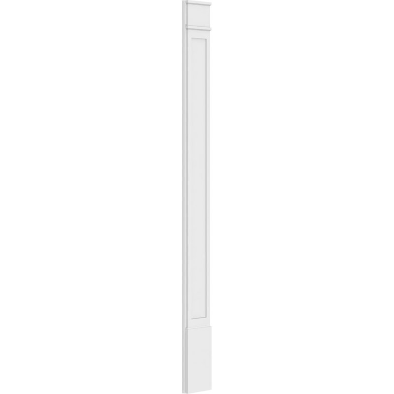 Pilâtre en PVC TruCraft (la paire), H 108 po x l 4 po x P 2 po, Base et chapiteau décoratifs