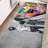 Stylish Non-Woven Thin Type Printed Rug with Intricate Geometric Design Ideal for Adding a Modern Touch to Any Living Space-126281676