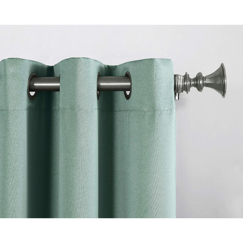 Blackout Curtain Single Panel, Mineral, 54" W x 84" L