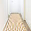 Amber Geometric Vinyl Indoor / Outdoor Area Rug-24399423