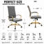 Fauteuil de bureau en cuir Humairaa-1103856401