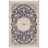 Merka Oriental Area Rug in Navy Blue