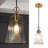 Coleridge 1-Light Dimmable Steel and Glass Pendant