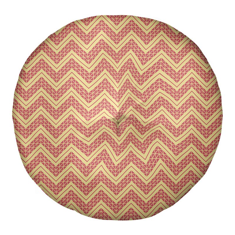 Coussin Rhonda Cheval, 26 po x 26 po, Jaune / rouge