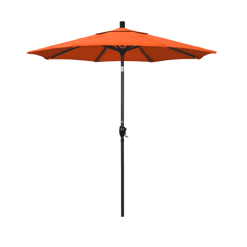 Parasol sunbrella de marché 7,5' Wallach, Toile Sunbrella® Melon