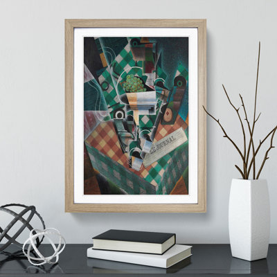 Checked Tablecloth by Juan Gris - Picture Frame Graphic Art