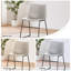 Chaise d'appoint rembourrée en similicuir-1862001559