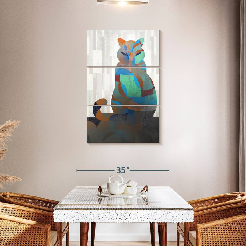 Chat / miaulement, H 45 po x l 28 po