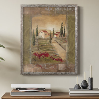 Tuscan Serenity I Framed Print - Solid Wood