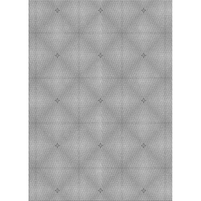 Tapis gris/zone noire à motifs