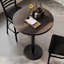 Plateau de table rond rond en bois massif avec base ronde à hauteur de barre-948069850-948069849-948068902