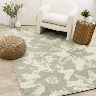 Tapis à motif floral Caldera