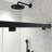 Shower Door 6076 Inch - Matte Black, Double Sliding, 8Mm Tempered Glass, Nano Easy Clean, , Protection Layer Black Glass With Cleaning, - Defence Covering