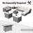 Koyno 10 - Person Patio Conversation Set with Cushions-2052201760-2053664531