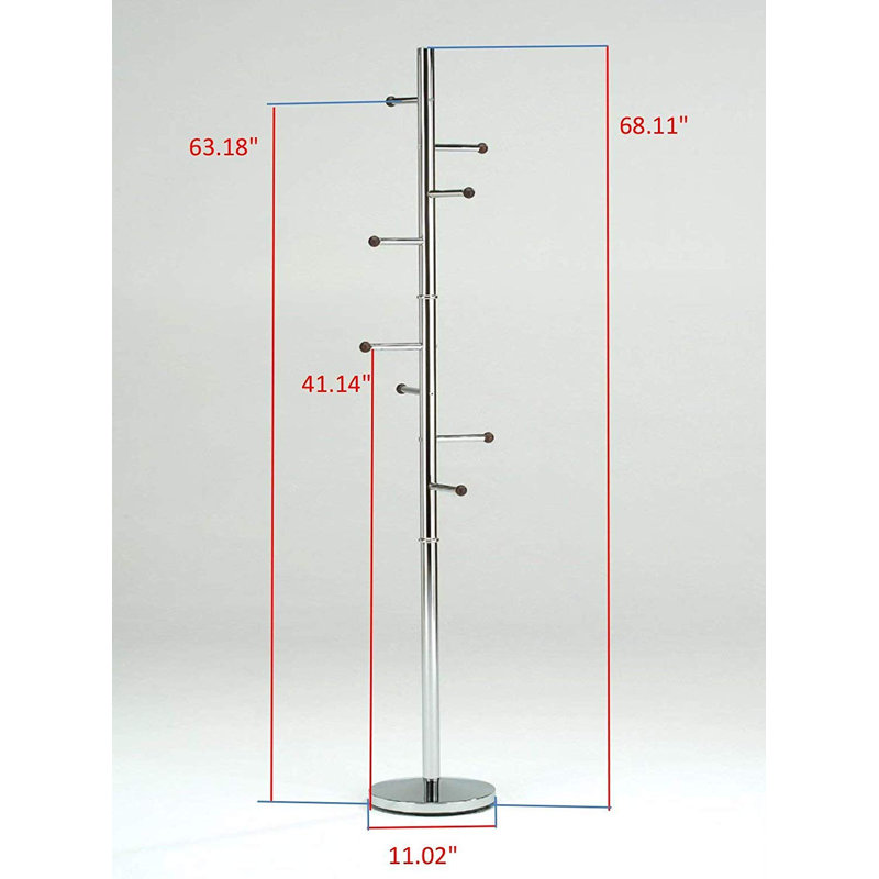 Mangeney Wilhelm 8-Hook Coat Rack