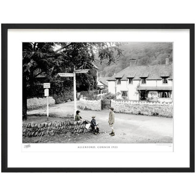 Allerford, Corner 1923 - Single Picture Frame Print