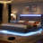 Bocar Standard Platform Bed-170009323-170009320