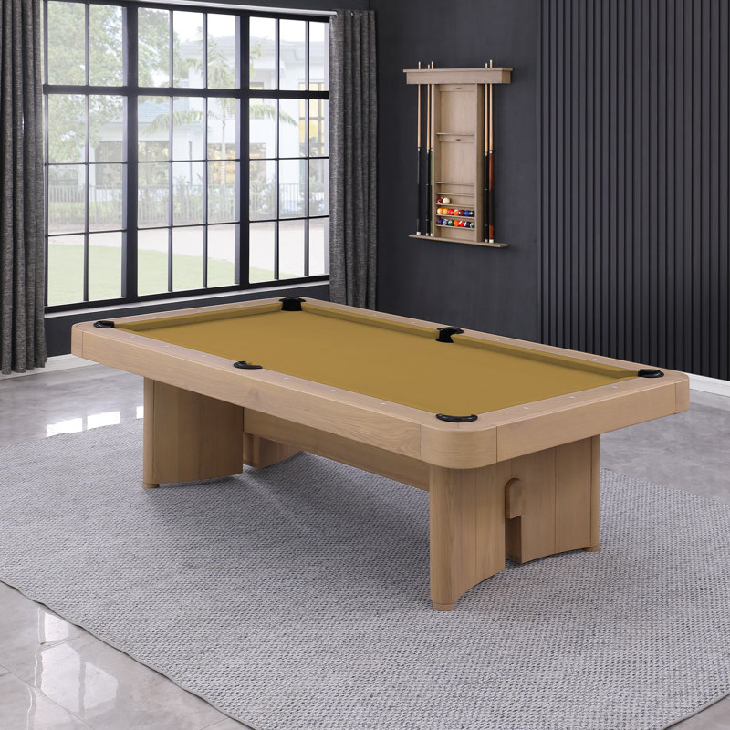 Table de billard en ardoise avec plateau de salle à manger Axis, Gold, 8 pi: H 31,69 po x l 103,03 po x P 59,02 po, Yes