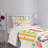 Ambesonne Hello Bedspread Set Colorful Spring Elements Multicolor-105338587