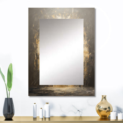 Zen Meditation Position - miroir mural méditation unique, miroir traditionnel, art imprimé en métal