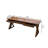 Simple Nut-Brown Solid Wood Pine Rectangle Desk-740631407