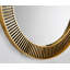 Modern History Round Brass Mirror