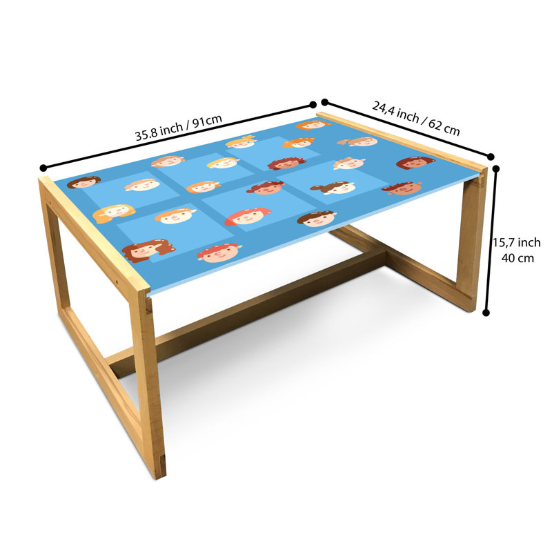 Jaici Sled Coffee Table, 40cm H x 91cm W x 62cm D