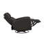 Fauteuil inclinable et pivotant, noir