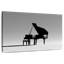 Piano à queue Abarca sur fond blanc