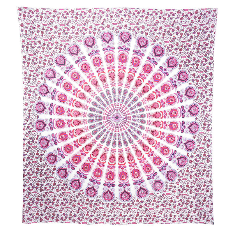 Tapisserie 92 po x 84 po en coton Mandala
