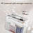 Medicine Storage Box For Home Travel 3-Layer Foldable With Safety Lock