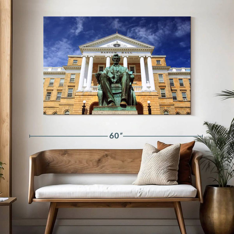 Bascom Hall Lincoln Statue, 34" H x 51" W