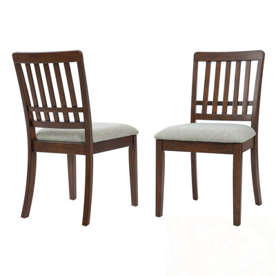 2-Piece Burcet with Curved Slat Backrest and Soft Seat