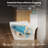 Non-electric Bidet Toilet Combo, Powerful Dual Flush and MAP 1000g, Comfortable Chair Height Toilet,  Quiet Close Bidet Seat