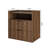 Mid Century Modern Wood 2 Drawer Nightstand With Storage Bedside Table-859440806