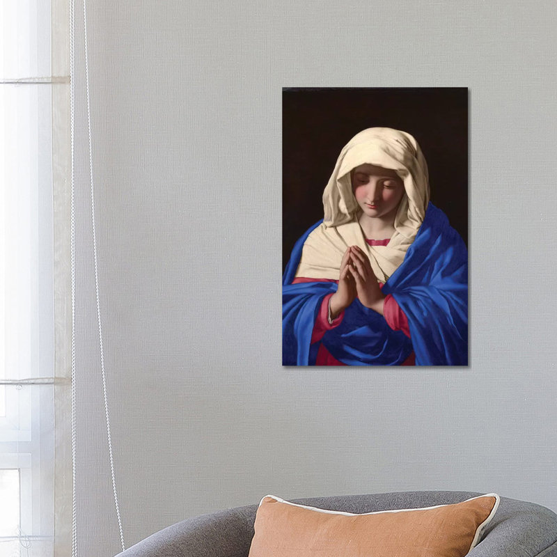 The Virgin In Prayer, 1640-50 by Il Sassoferrato - Painting on Canvas, Wrapped Canvas, 66.04cm H x 45.72cm W x 1.91cm D