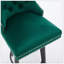 Tabourets de bar rotatifs modernes Tabourets de bar en velours Tabourets de bar capitonnés à boutons Rivet pour îlot de cuisine, bistro, avec anneau de traction en métal Robuste repose-pieds Grand bar pour la maison-1968054100