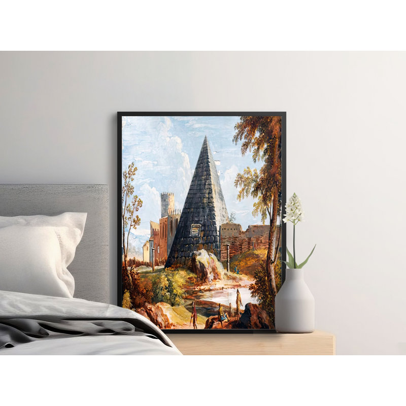 Mariami 1 Piece Floater Frame Wall Art, 12x18
