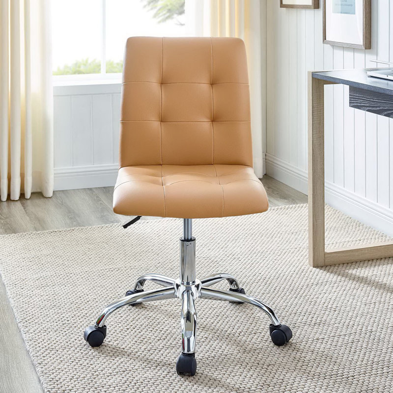 Chaise de bureau Modway Prim, Brun clair