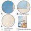 «Soft Color Cubic Beach House III», reproduction sur toile-1007576383-1007576382