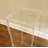 Clear Pedestal Acrylic Box with 5-Sided 11.5" x 11.5" x 30" Dimensions Donation Bin