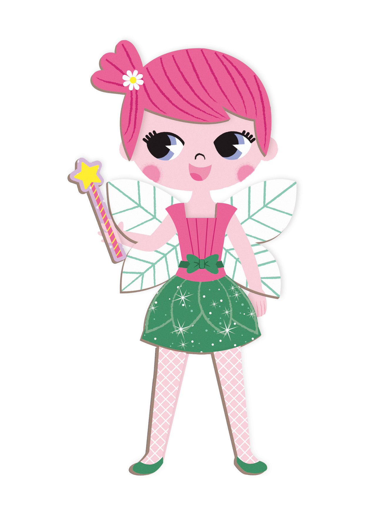 Janod Magneti'Book - Girl Costumes
