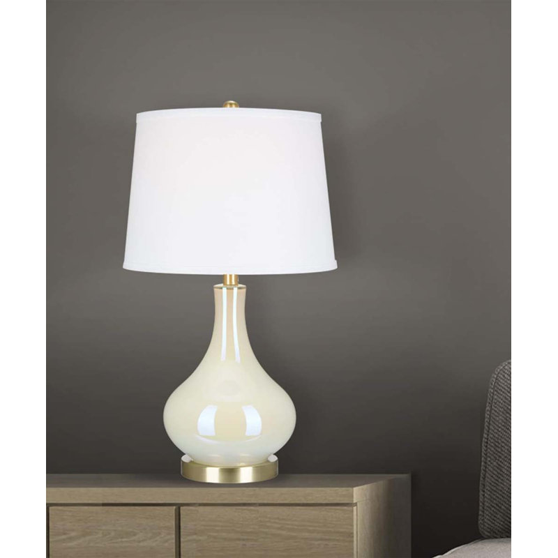 Lampe de table en verre Taisa