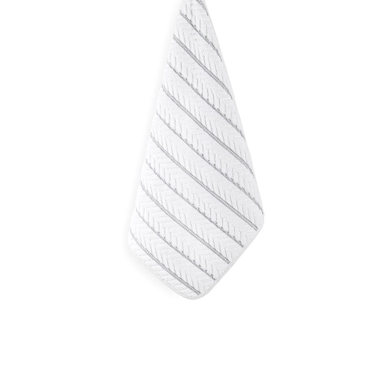 Herron Jacquard Washcloth, White